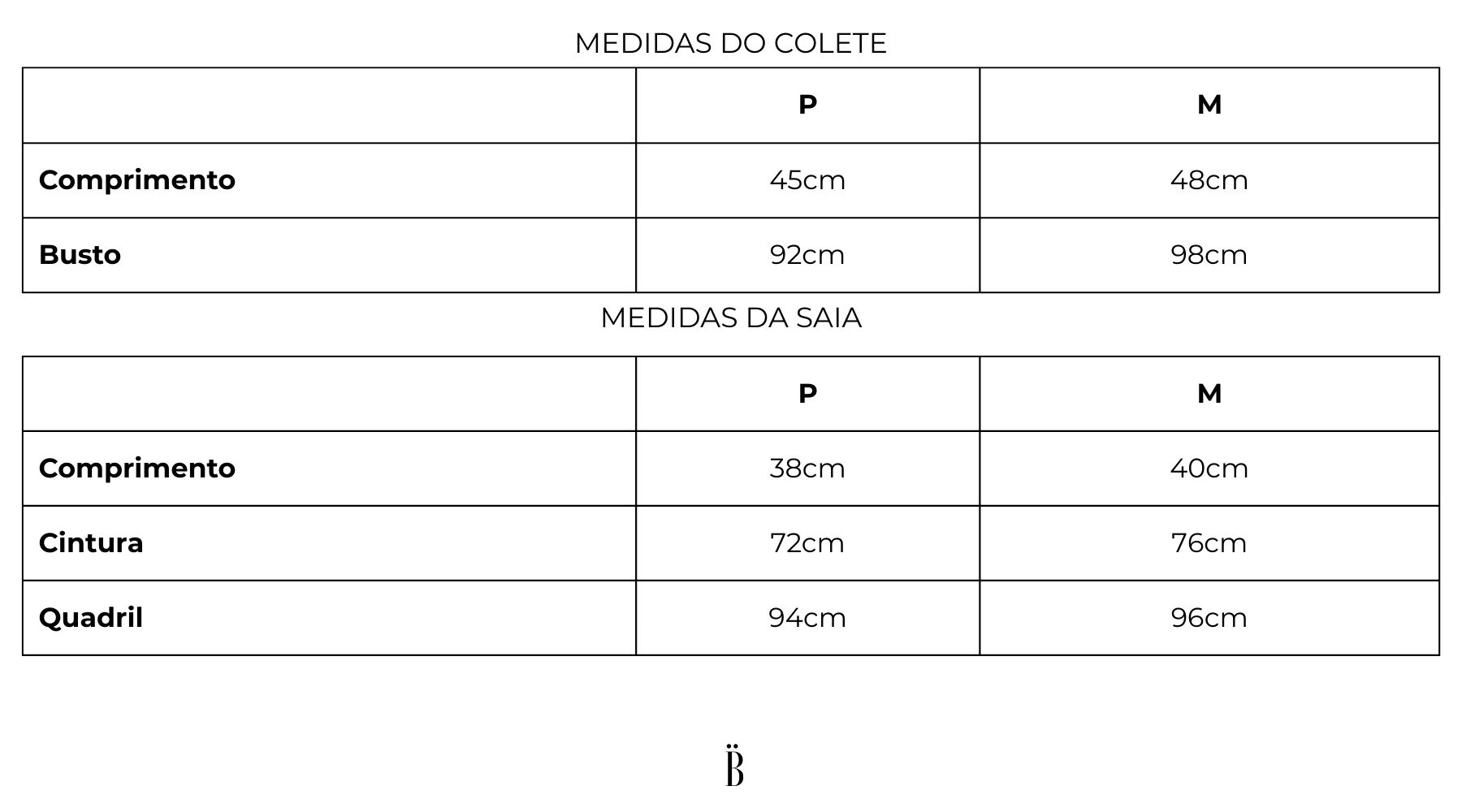 Medidas da Peça